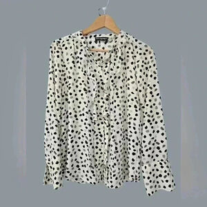 Karl Lagerfeld Animal Print Blouse